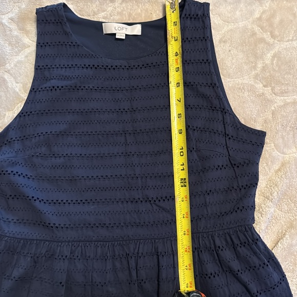 LOFT NAVY DRESS - Picture 10 of 12